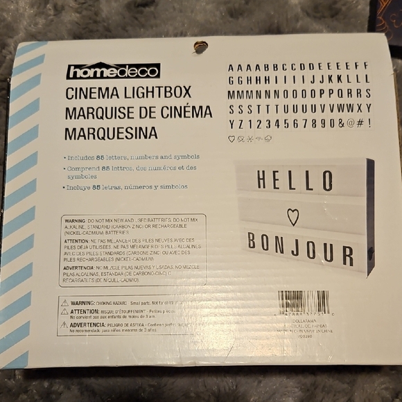 Cinema Lightbox with Letters - Picture 2 of 4